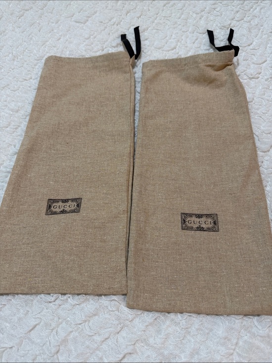 Gucci Other - Authentic Gucci Beige Drawstring Shoe dust Bags . Pair